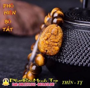 Vòng tay Phật Bản Mệnh Tuổi Tỵ - Tuổi Thìn ( Mặt Dây Chuyền Phổ Hiền Bồ Tát) 【Đeo Máy Mắn Và Hút Tài Lộc】‎